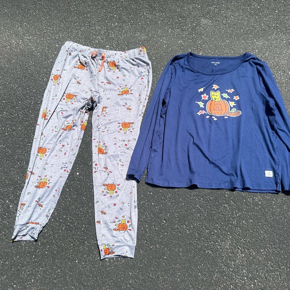 Life is good pj set size xl